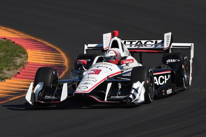 Bild: Helio Castroneves - Team Penske - Dallara DW12 (MAk) - Chevrolet