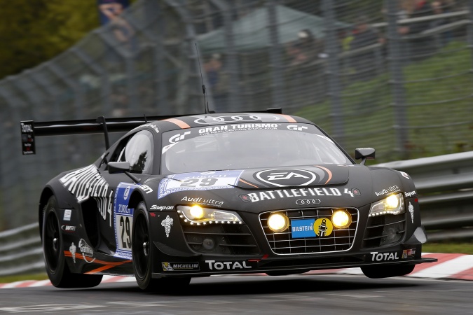 Bild: Laurens VanthoorEdward SandströmChristopher MiesChristopher Haase - WRT - Audi R8 LMS ultra