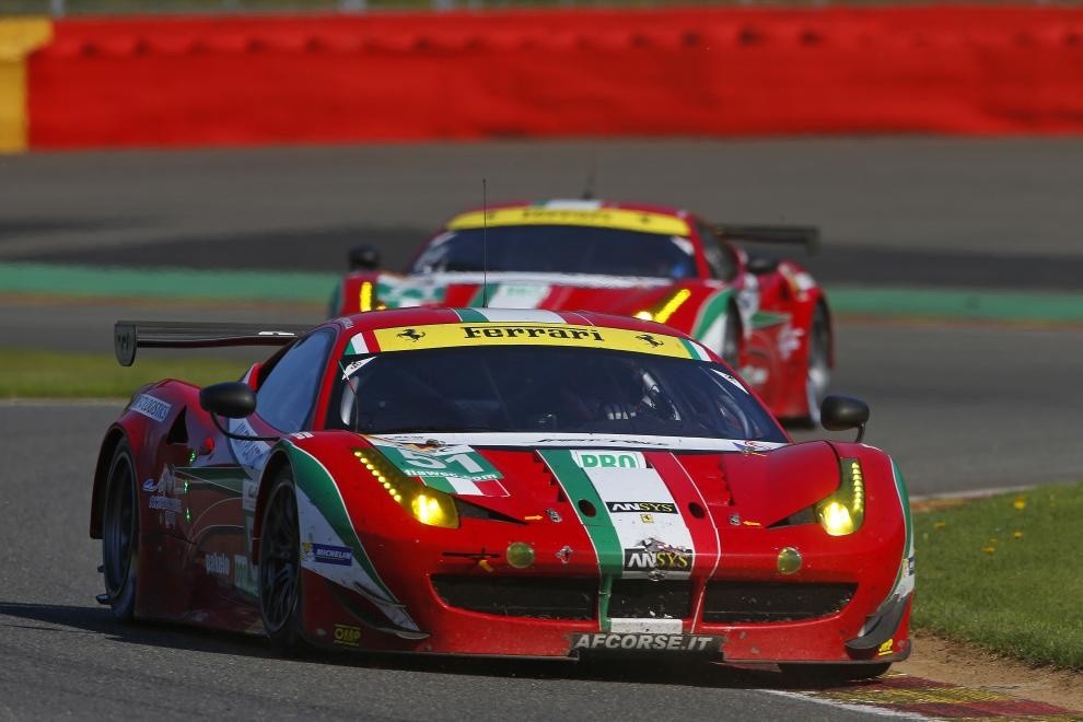 Gianmaria BruniGiancarlo FisichellaMatteo Malucelli - AF Corse - Ferrari 458 Italia GTC