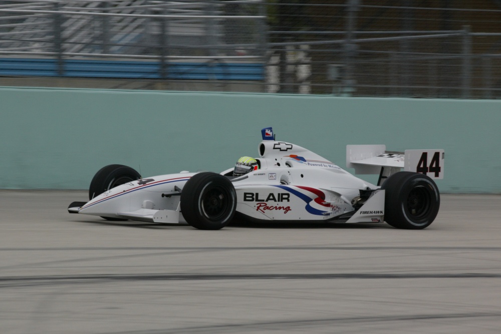 Alex Barron - Blair Racing - Dallara IR-02 - Chevrolet