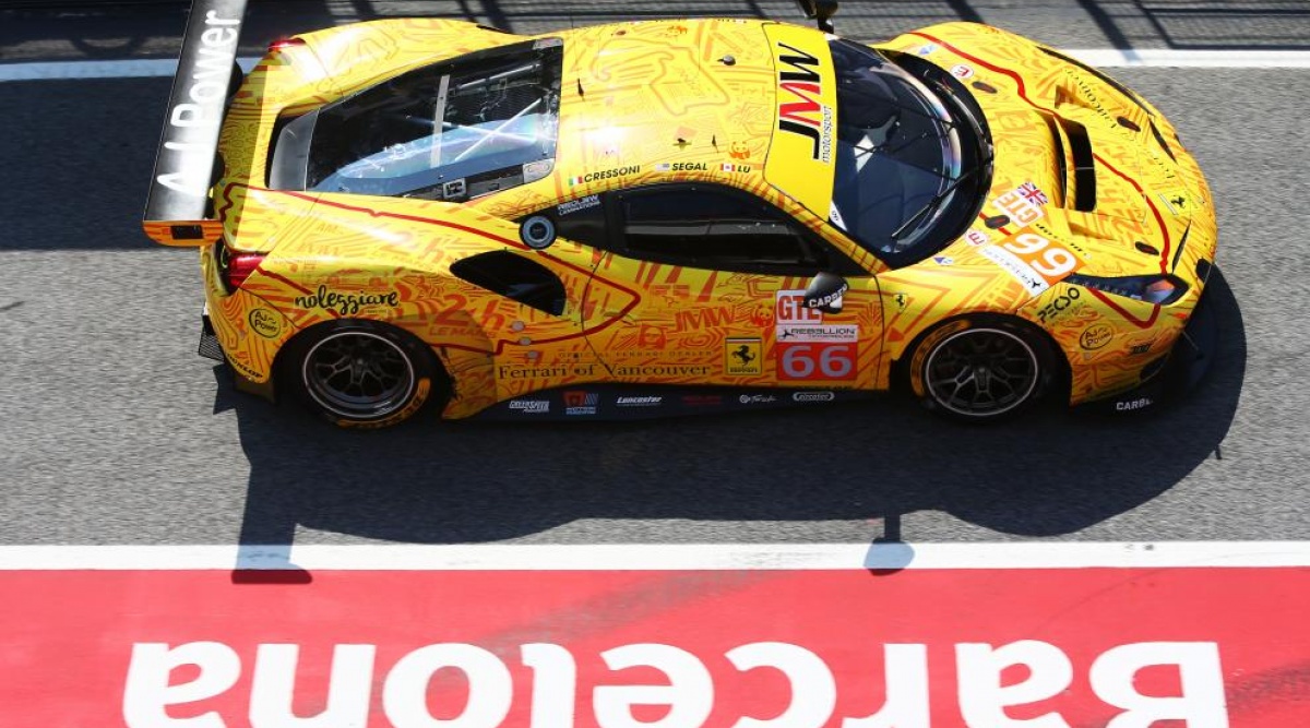 Jeff SegalMatteo CressoniWei Lu - JMW Motorsport - Ferrari 488 GTE