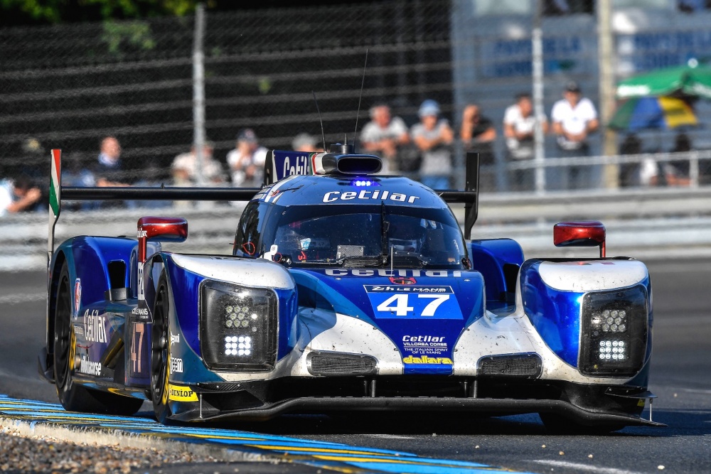 Andrea BelicchiRoberto LacorteGiorgio Sernagiotto - Scuderia Villorba Corse - Dallara P217 - Gibson