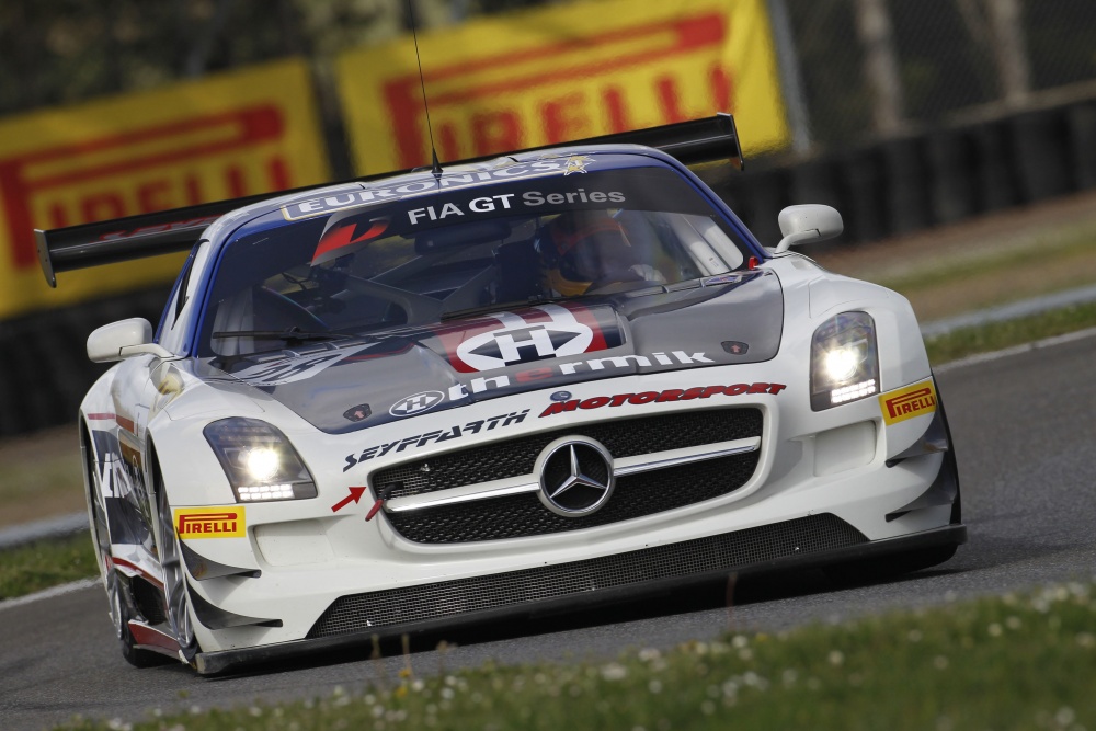 Karun Chandhok - SMS Seyffarth Motorsport - Mercedes SLS AMG GT3