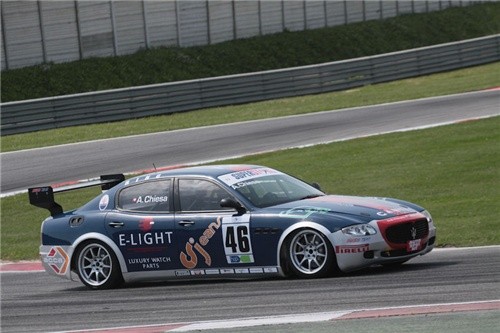 Andrea Chiesa - Swiss Team - Maserati Quattroporte