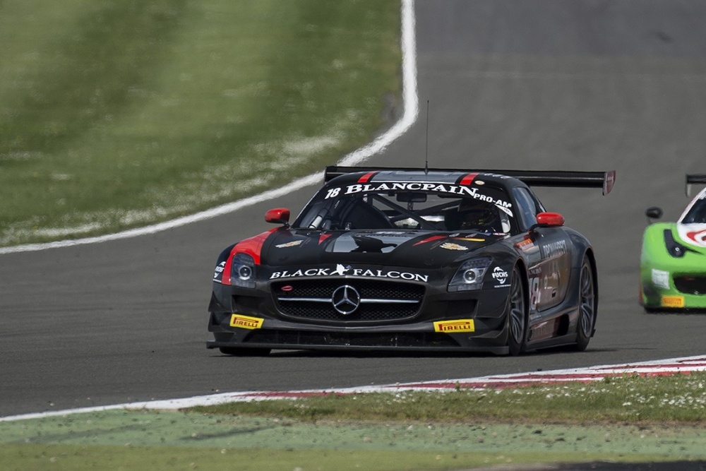 Vladimir LunkinMikhail LobodaYury Loboda - Team Black Falcon - Mercedes SLS AMG GT3