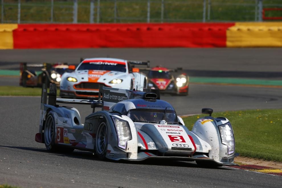 Oliver JarvisLucas di GrassiMarc Gene - Team Joest - Audi R18 e-tron quattro