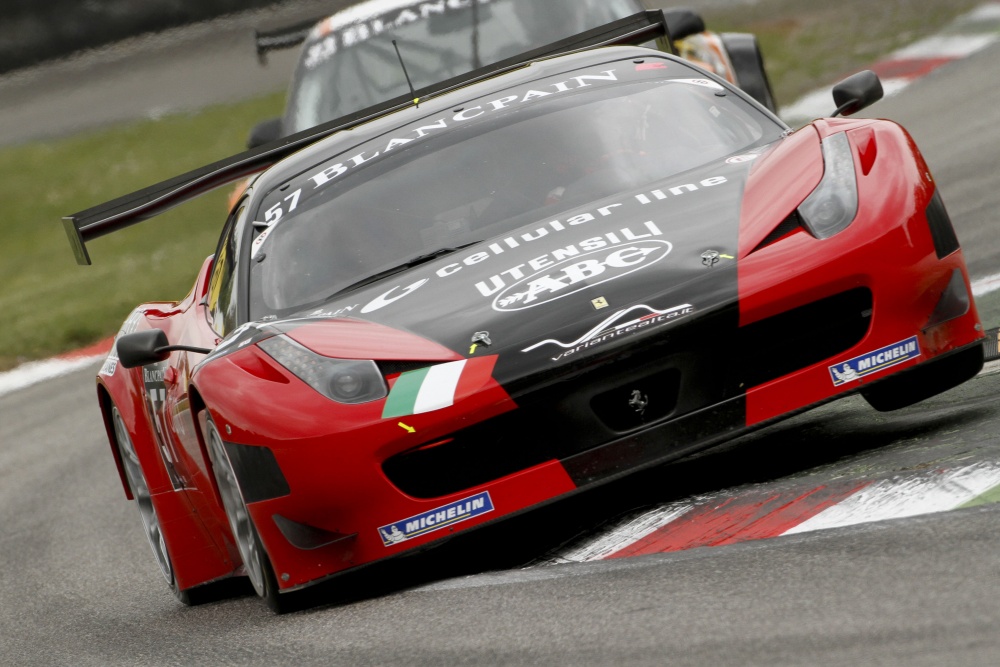 Giacomo PetrobelliEugenio AmosAlessandro Bonacini - Vita4One Team Italy - Ferrari 458 Italia GT3