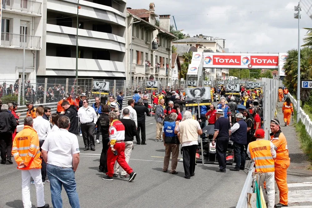 Startaufstellung zum 73ten Grand Prix von Pau