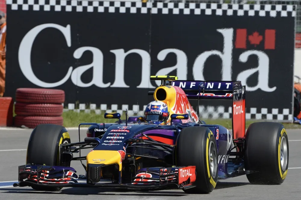 Am Samstag dachte er wohl noch nicht an die Siegchance: Daniel Ricciardo