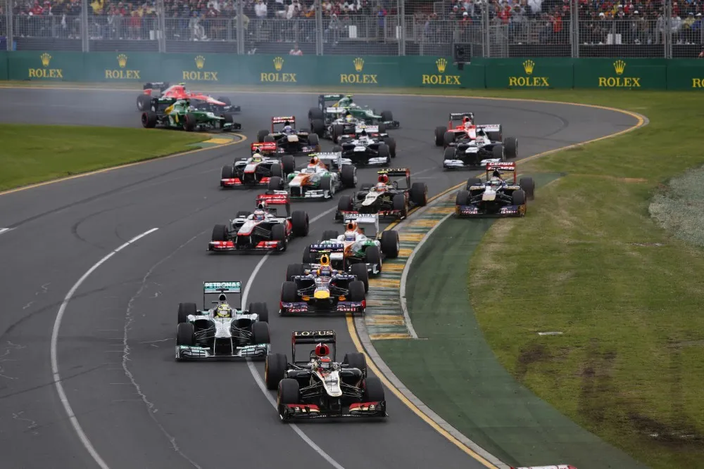 Der Start zum GP von Australien