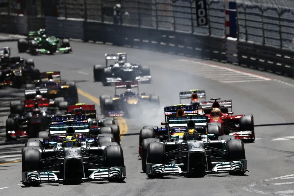 Start zum Monaco GP 2013