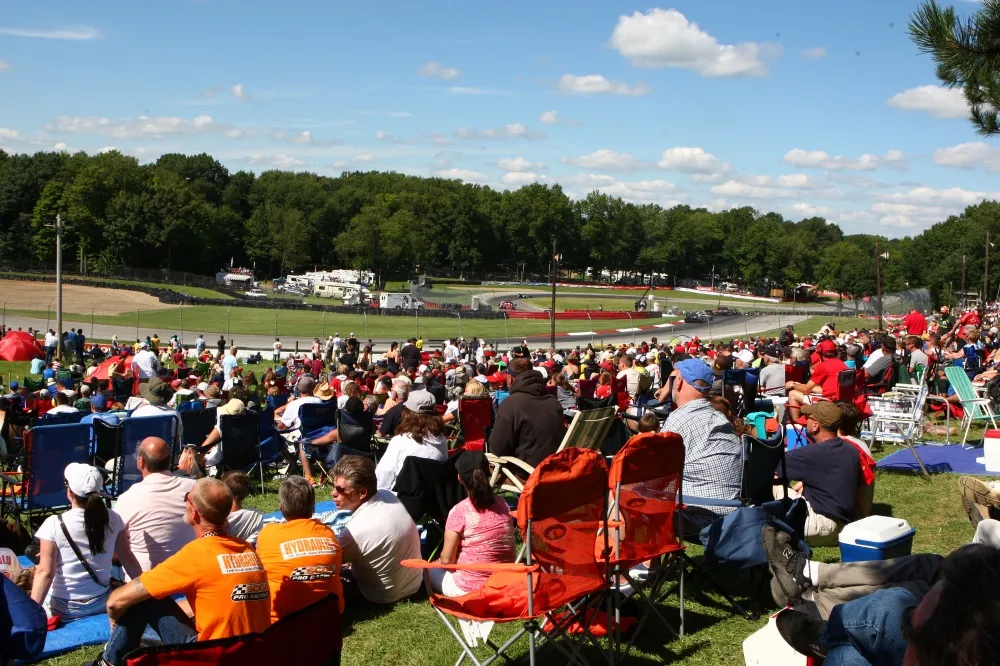 Grandiose Naturtribünen in Mid-Ohio
