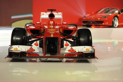 Frontansicht des Ferrari F138