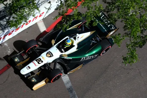 Ed Carpenter Racing für einmal auf einer Nicht-oval-Strecke vorne dabei - dank Mike Conway