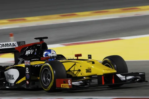 Pole im ersten Rennen: Jolyon Palmer