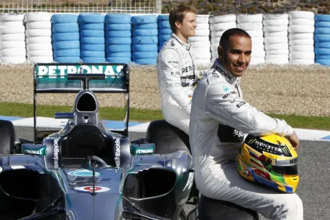 neu im Team: Lewis Hamilton