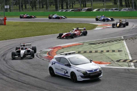 Safety Car nach Überschlag von Marco Sörensen