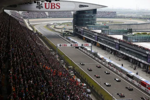 Start des China GP 2014