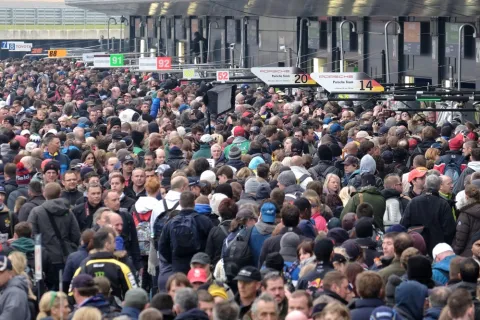 Großer Zuschauerandrang in Silverstone