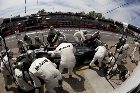 Endlich wieder ein Erfolgserlebnis für Jenson Button: Platz 4