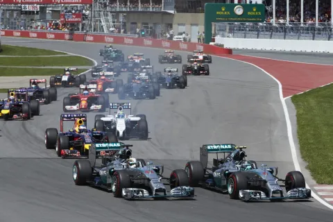 Start zum Kanada GP 2014