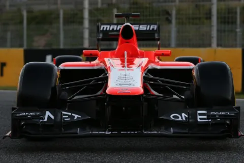 Frontansicht des Marussia MR02