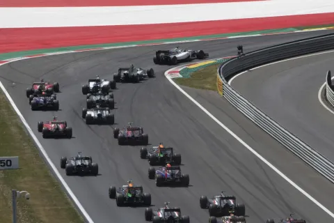 Start zum GP von Österreich 2014
