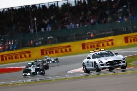 SafetyCar-Phase nach Kimi Räikkönens Crash
