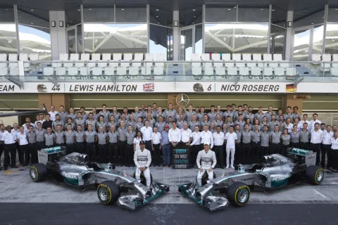 2014: Eine extrem erfolgreiche Saison für Mercedes GP