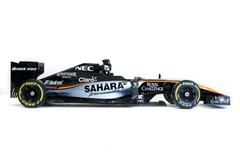 Mehr schwarz, kein grün: Force India 2015