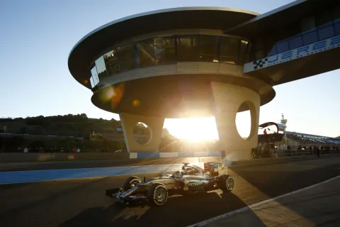Nico Rosberg im neuen Silberpfeil