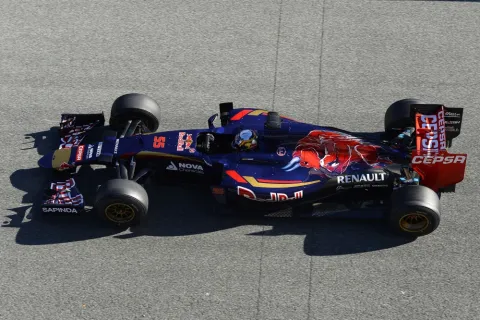 Erste Ausfahrt für Carlos Sainz jr im Toro Rosso