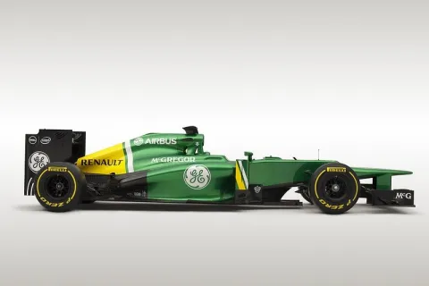 Seitenansicht des neuen Caterham CT03