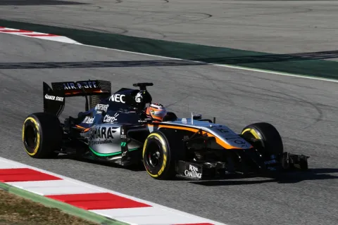 Verspätung: Force India war noch mit den alten Auto unterwegs