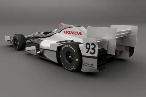 Motorabdeckung mit Knick bei Honda