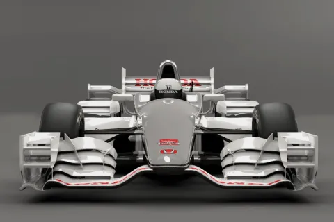 Frontansicht des Indycar Aerokits von Honda