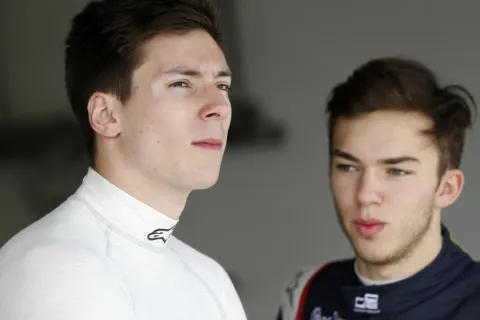 Teamkollegen und Titelkandidaten: Pierre Gasly und Alex Lynn