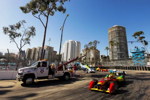 Jarno Trulli's Rennen endete in der Haarnadel
