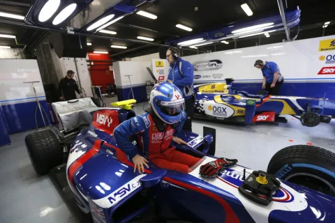 Konnte 2012 einmal siegen: Jolyon Palmer, 5. (Carlin)