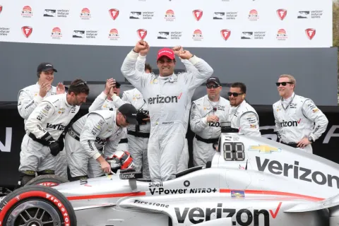Juan Pablo Montoya gewinnt in St.Petersburg wie im Vorjahr