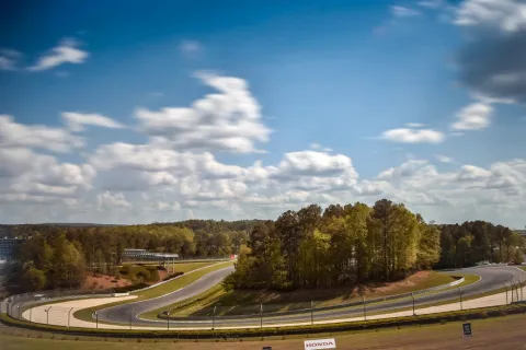 Die "Rollercoaster complex" auf der Rennstrecke von Alabama
