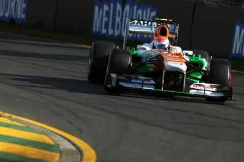 Position 7 und 8 für den zeitweise führenden Adrian Sutil und Paul di Resta