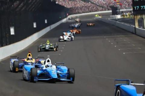 Scott Dixon: Kurz danach folgt sein böser Unfall und Ausfall
