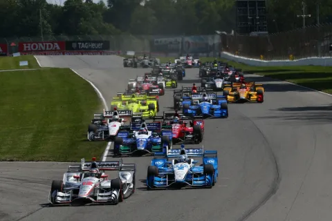 Start zum Indy200 in Mid Ohio