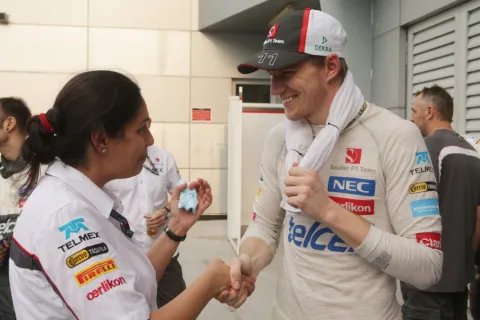 Freude bei Sauber: Punkte für Nico Hülkenberg