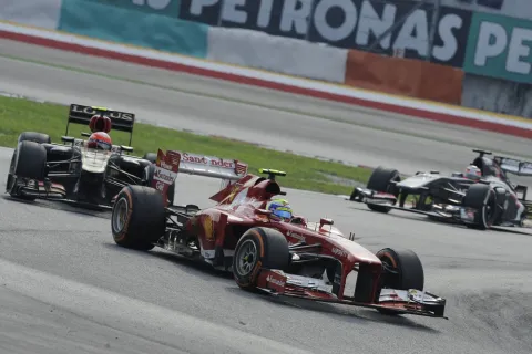 Felipe Massa startete aus der ersten Startreihe