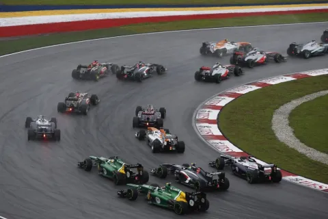 Start zum Malaysia GP 2013