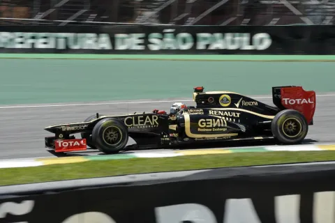 Kimi Räikkönen stand im Rennen vor einem verschlossenen Tor - behielt aber dennoch seinen dritten Platz in der Weltmeisterschaft.