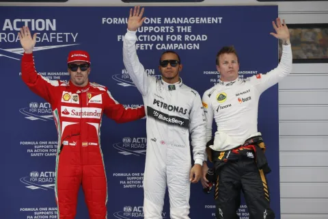 Das Podium: China GP 2013