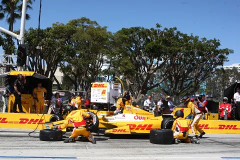 Service für den amtierenden Meister, Ryan Hunter-Reay